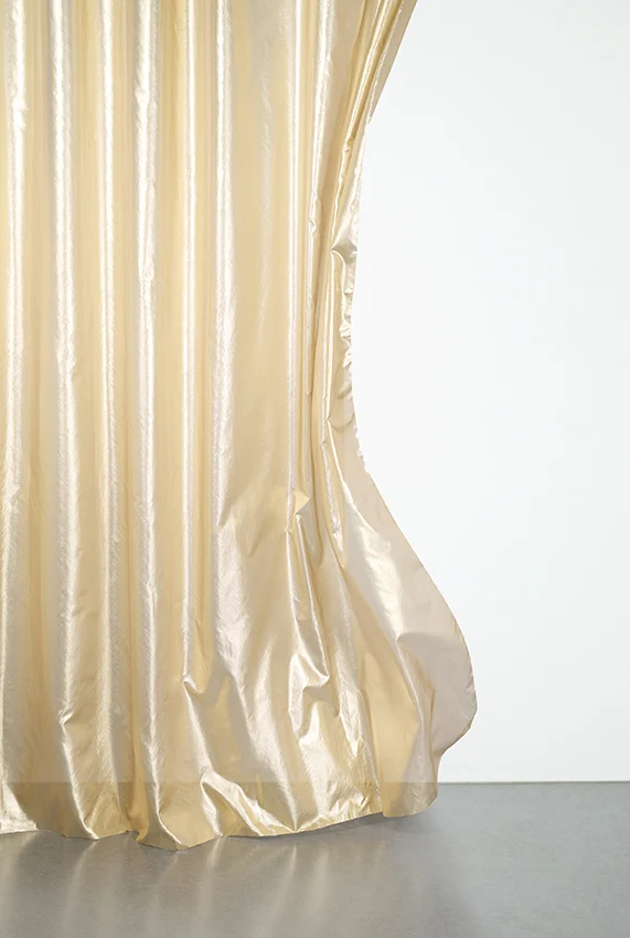 Metallic Gold Curtains "Cyber 3025"