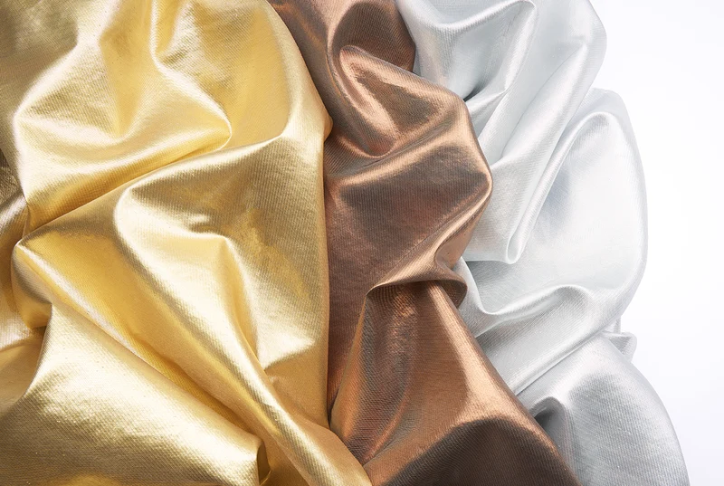 Metallic Bronze Curtains "Cyber 3025"