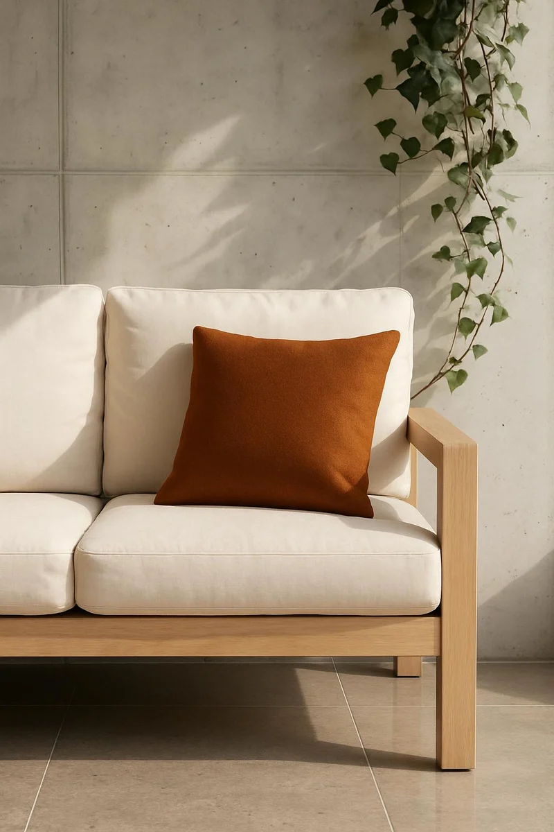 Outdoor / Indoor Cushion "Columbus" - Rust