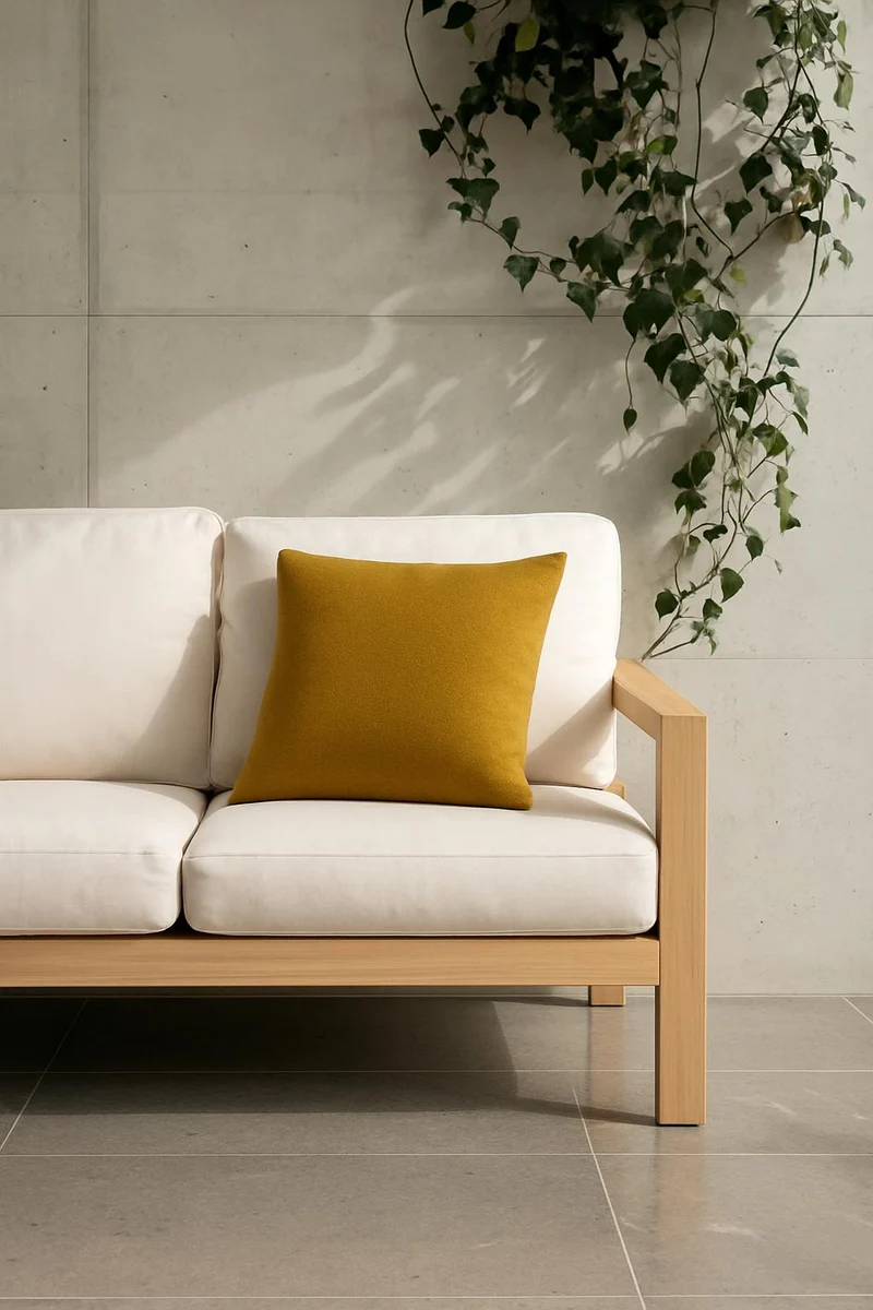 Outdoor / Indoor Cushion "Columbus" - Curry