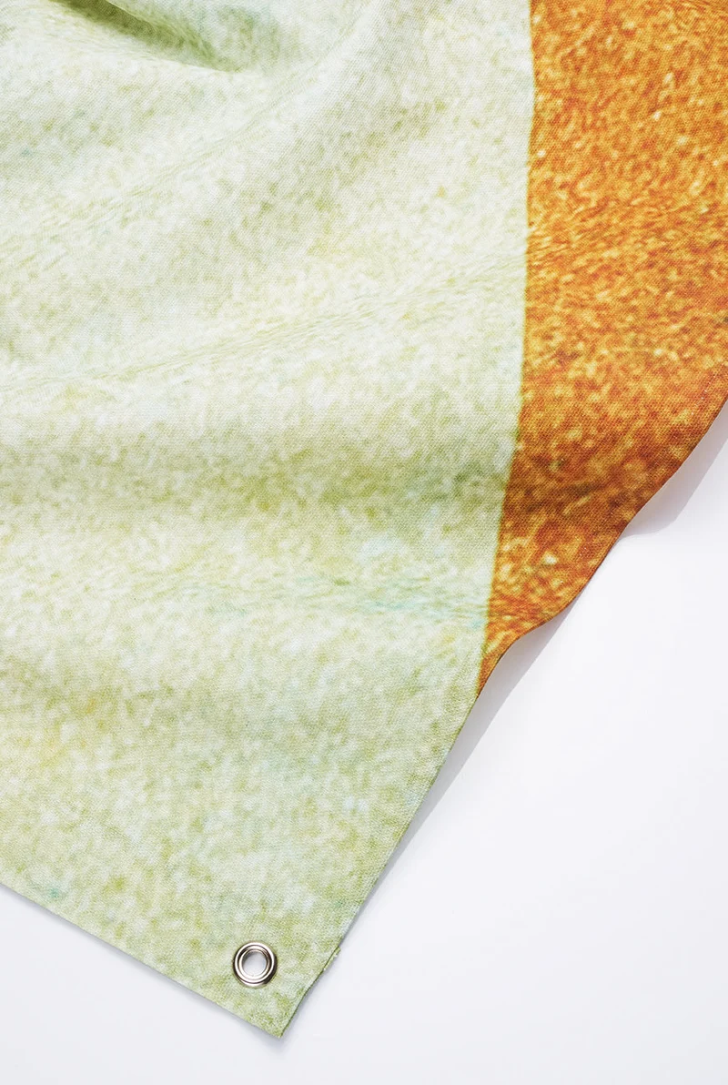 Artist Cotton Shower Curtain "Konklusion" by Astrid Schmid