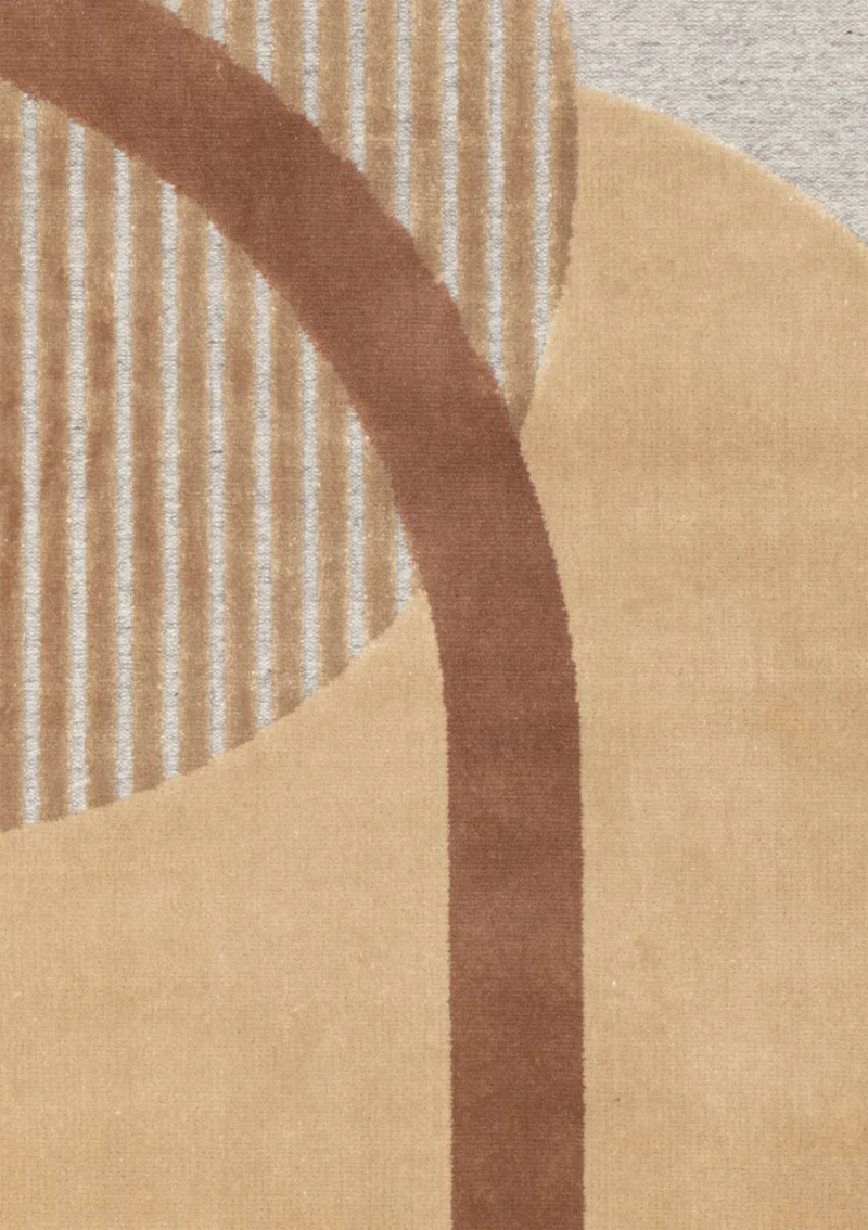 Wool & Bamboo Silk Rugs and Carpet "Coexistence" by Yanyi Ha