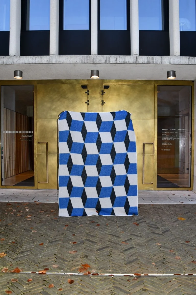 Wool Blanket "Molecula II" by Kunsthaus Zürich x ZigZagZurich