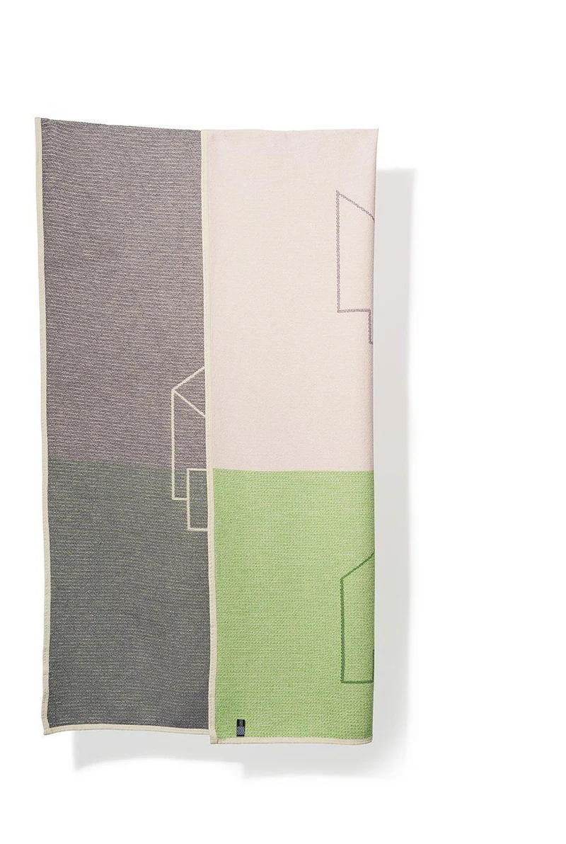 Cotton Blanket & Throw "A to B" by Yanyi Ha