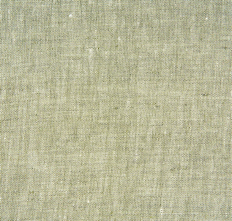 Linen Curtains "Light Melange" in Green Color