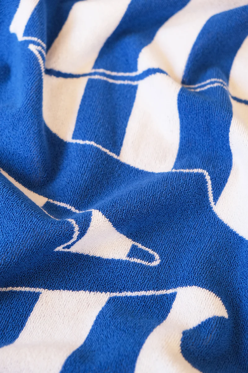 Beach Towel "Bell Aura " St Moritz x ZigZagZurich - XL 100% Cotton