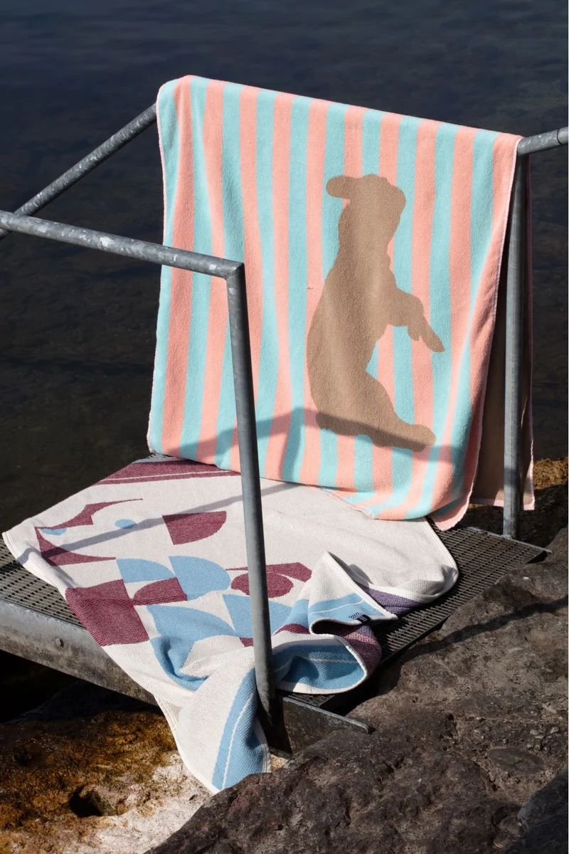 Beach Towel “CHARLY” BY MICHELE RONDELLI - XL 100% Cotton