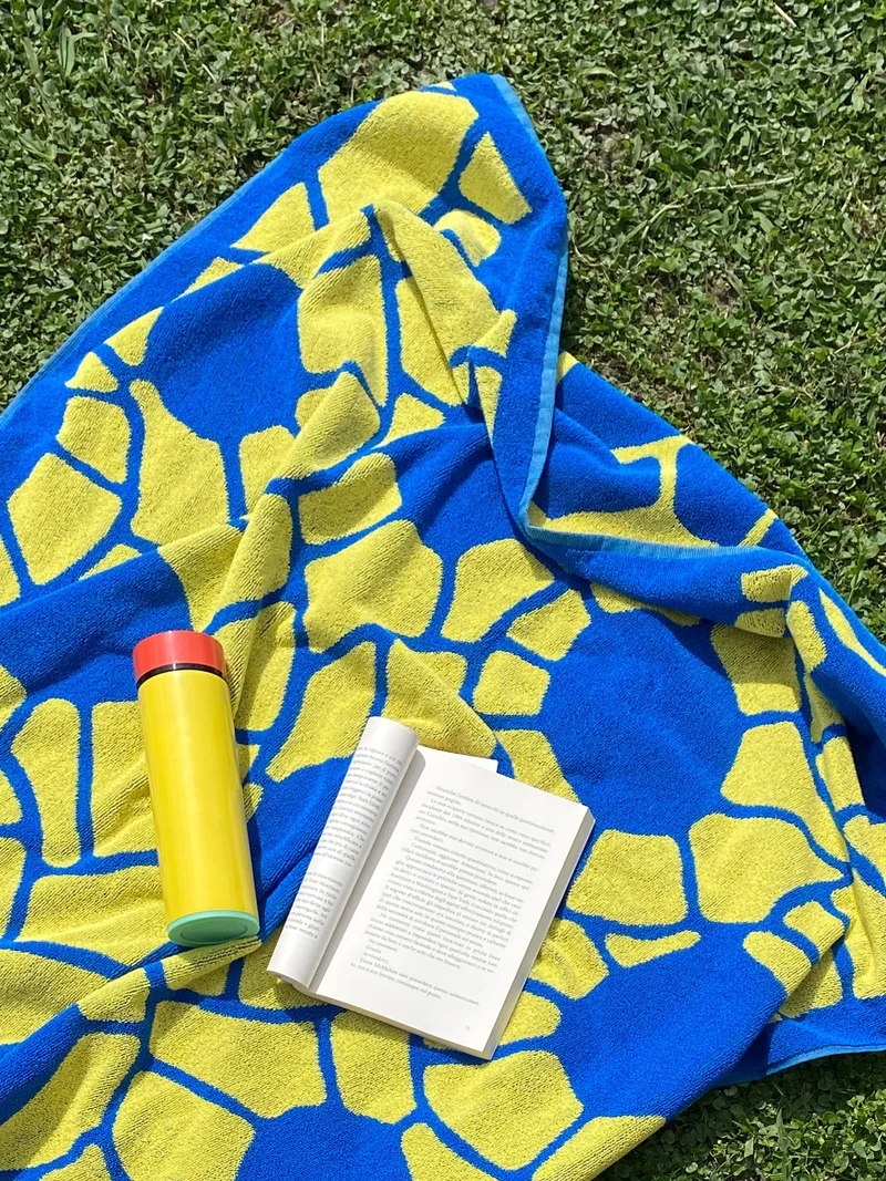 Beach Towel "Beach 2" by George Sowden - XL 100% Cotton