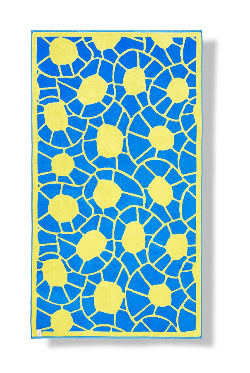 Beach Towel "Beach 2" by George Sowden - XL 100% Cotton