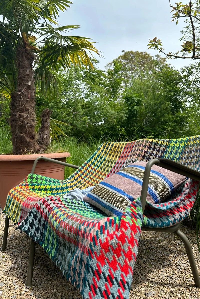 Wool Blanket "Siesta" Tweed by Michele Rondelli - Limited Edition