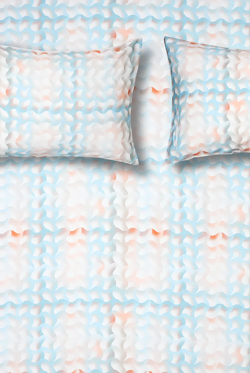 Artist Bedding "Wavy Plaidy" by Charlotte Gentsch