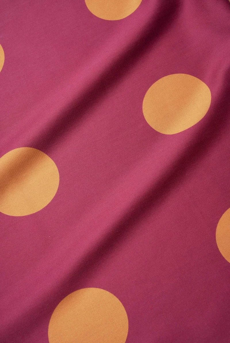 Artist Bedding Collection "Polka Stripe Burnt Orange" by Michele Rondelli