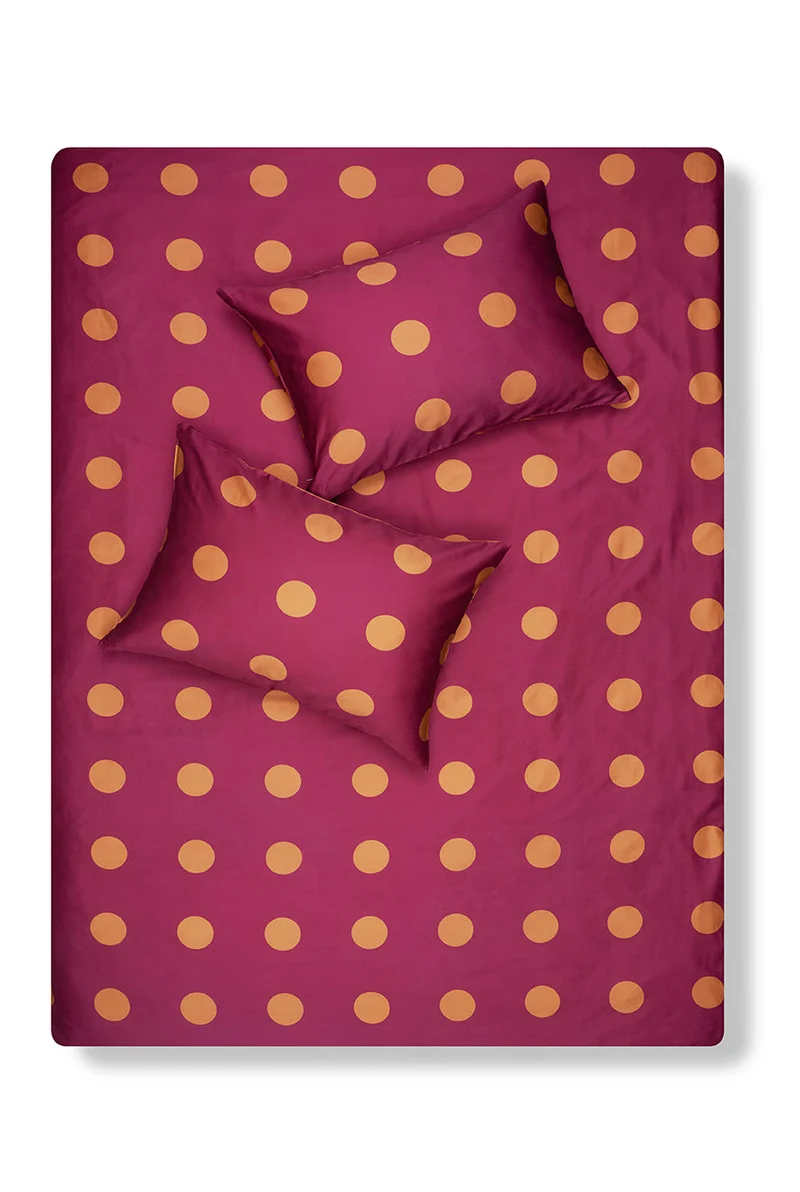 Artist Bedding Collection "Spot On Burnt Orange" by Michele Rondelli