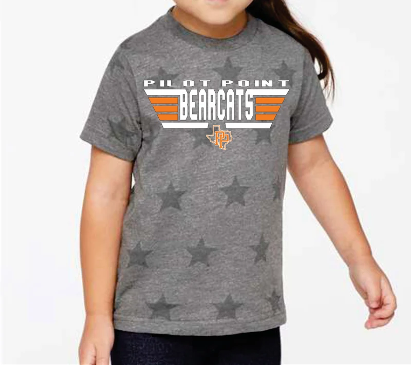 Bearcats Top gun on Gray Star Tee