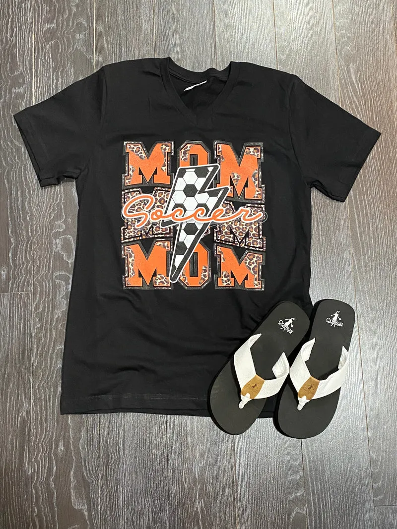 Mom Mom Mom Soccer tee
