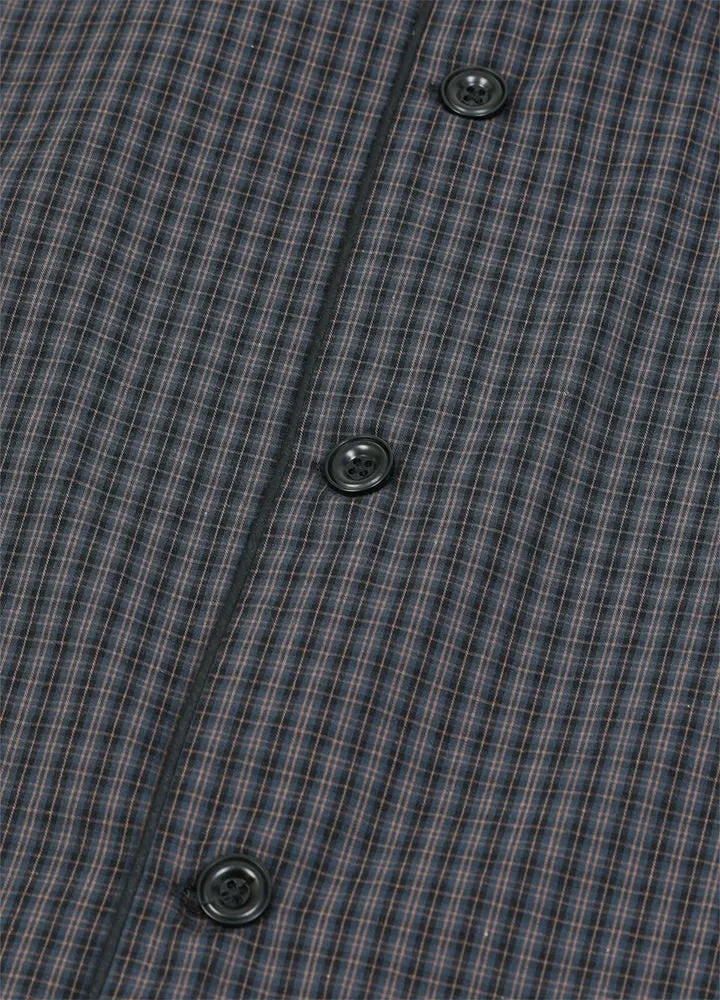 Men's Seersucker Cotton Short Sleeve Pajama Set