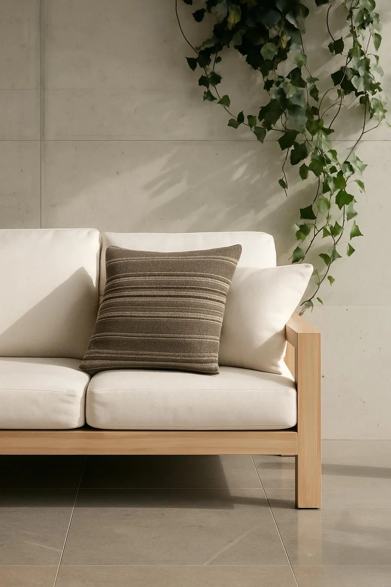 Outdoor / Indoor Cushion "Mara" - Stone