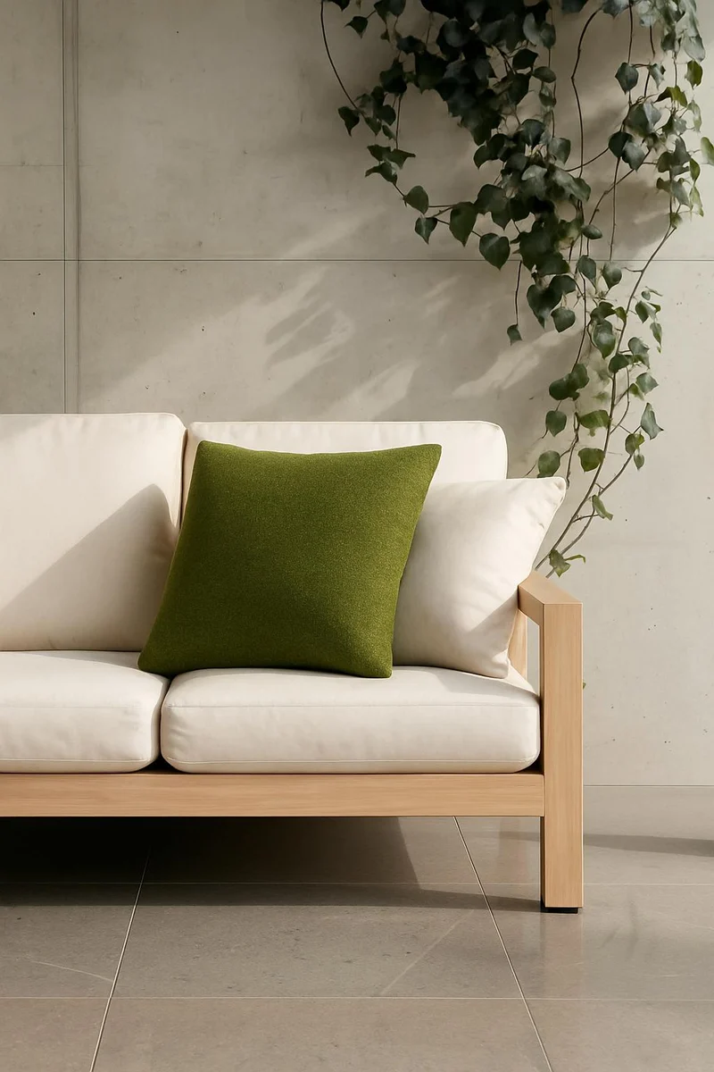 Outdoor / Indoor Cushion "Masai" - Green