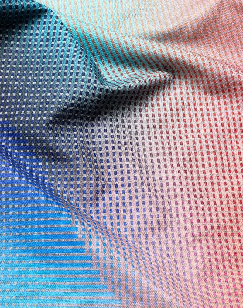 Artist Cotton Shower Curtain "Falster" by Christoffer Joergensen