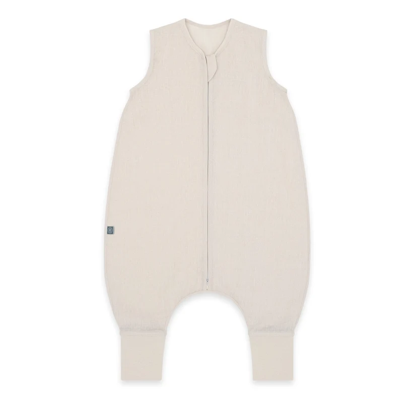 Leinen Schlafsack mit Füßen 0.5 TOG | Essential Beige