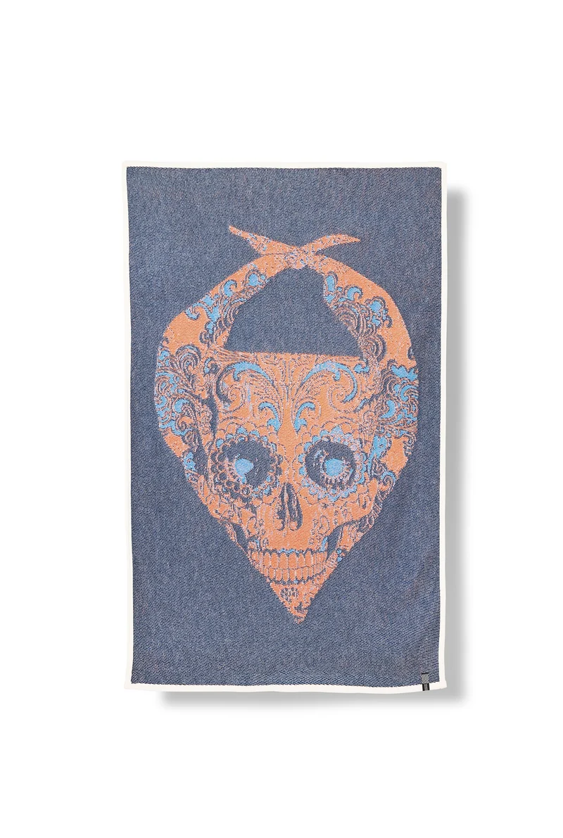 Cotton Beach Towel / Mini Blanket "Howdy" by Michele Rondelli