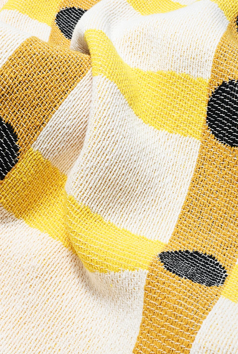 Cotton Beach Towel / Mini Blanket “Shake your move” by Federico Angi