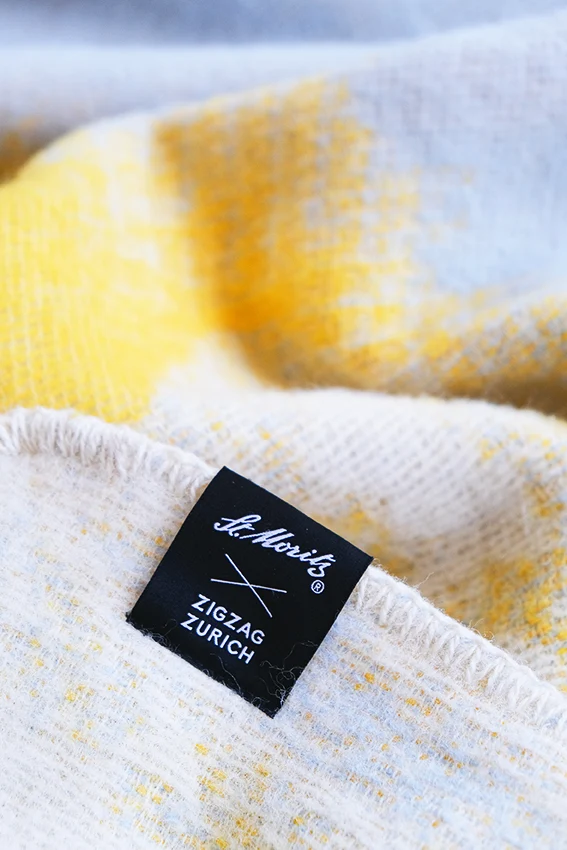 Wool Blanket "Piz Nair" by St Moritz x ZigZagZurich