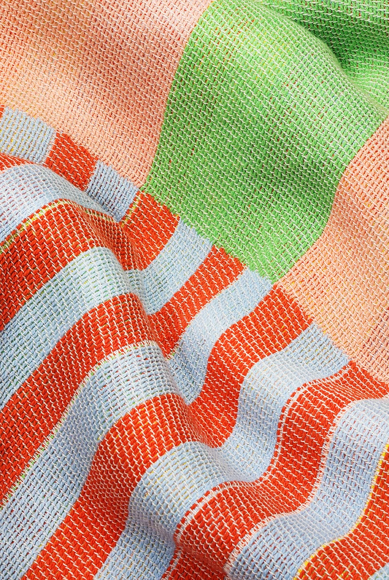 Cotton Blanket & Throw "Rimini One" by Sophie Probst