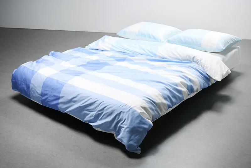 Artist Bedding "Tartzan Blue Haze" by Michele Rondelli