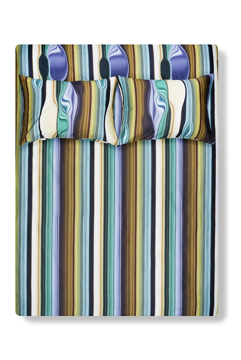 Artist Bedding Collection "Stripe Tease Watermarks One" by Michele Rondelli