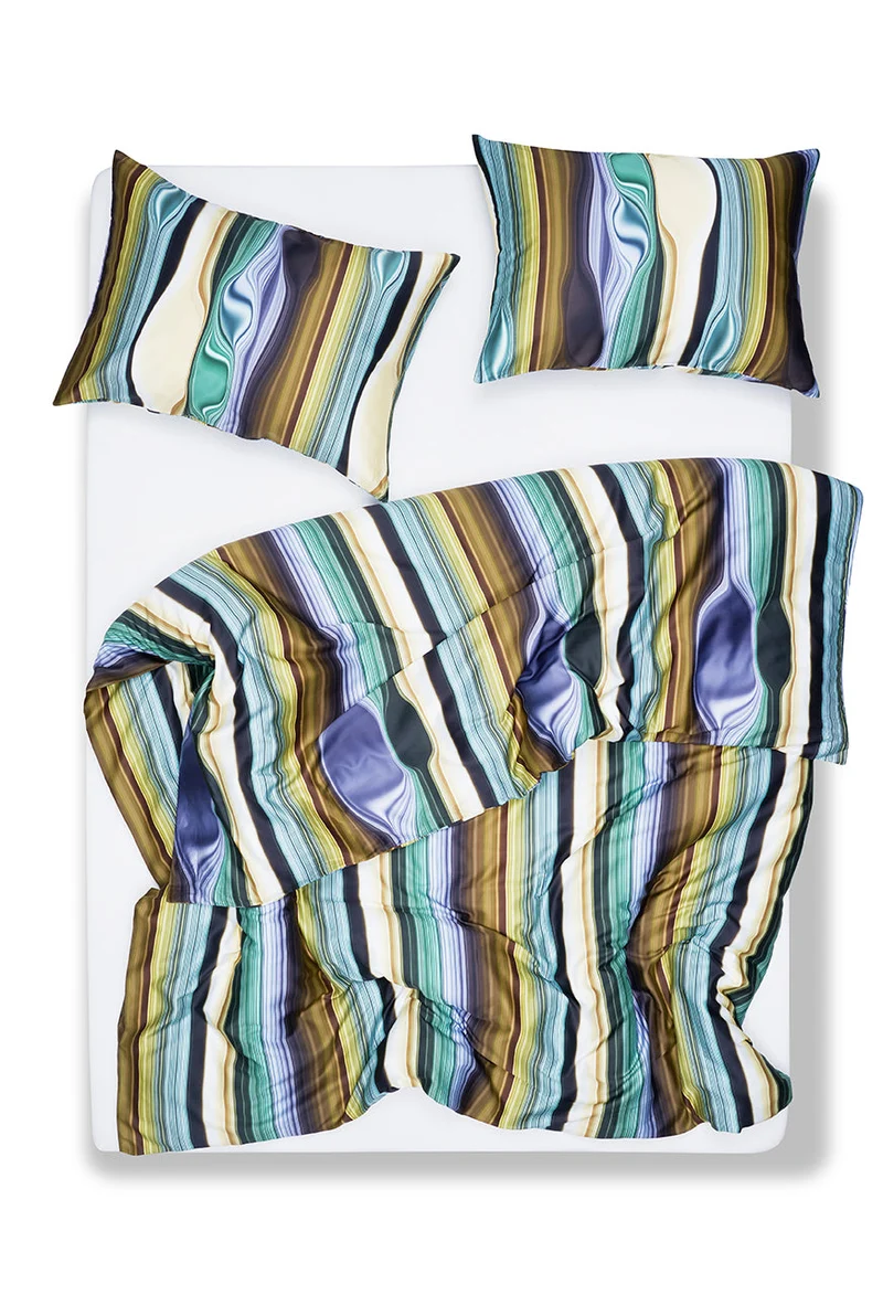 Artist Bedding Collection "Stripe Tease Watermarks One" by Michele Rondelli