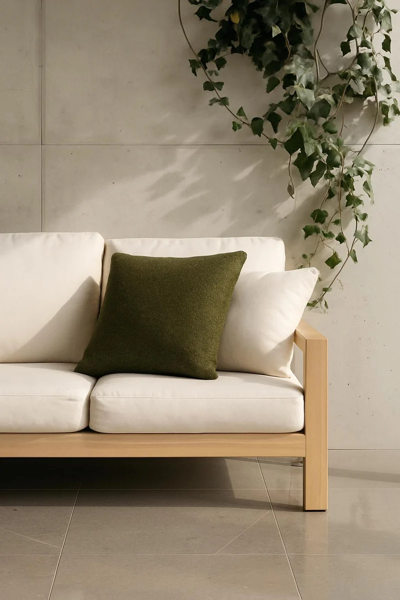 Outdoor / Indoor Cushion "Masai" - Forest