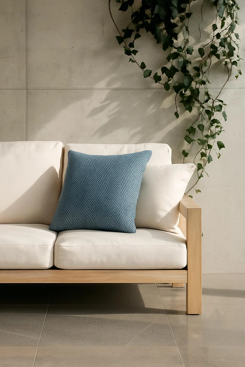 Outdoor / Indoor Cushion "Maffeo" - Blue