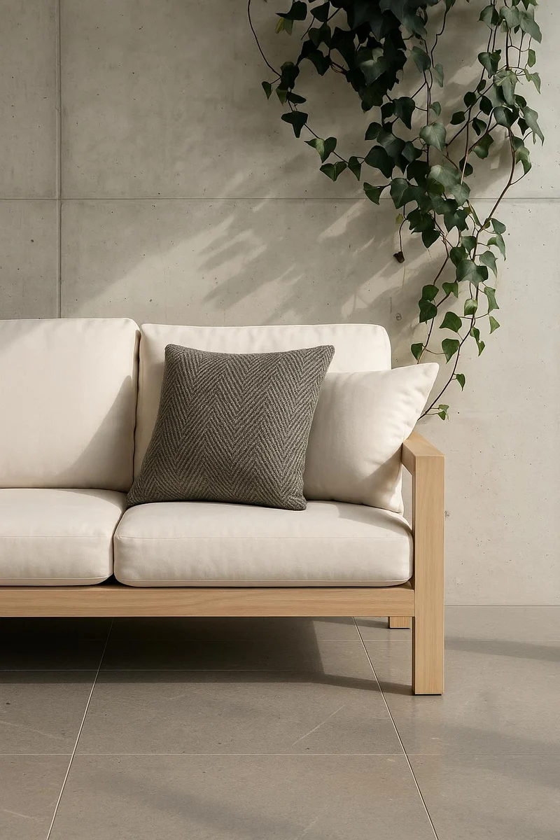 Outdoor / Indoor Cushion "Maffeo" - Stone