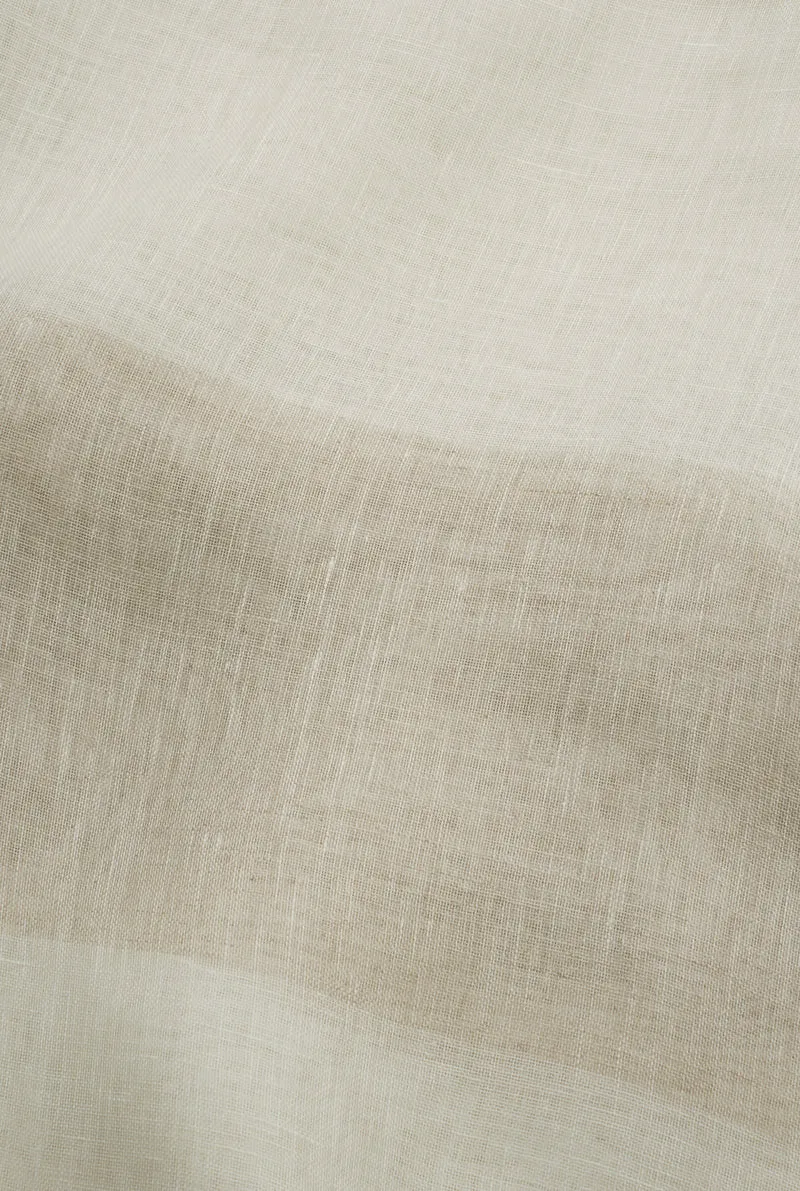 Linen Curtains "Hilma" Cheesecloth Weave in Stripe