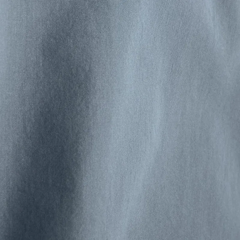 Egyptian Cotton Curtains in Metallic Blue Color