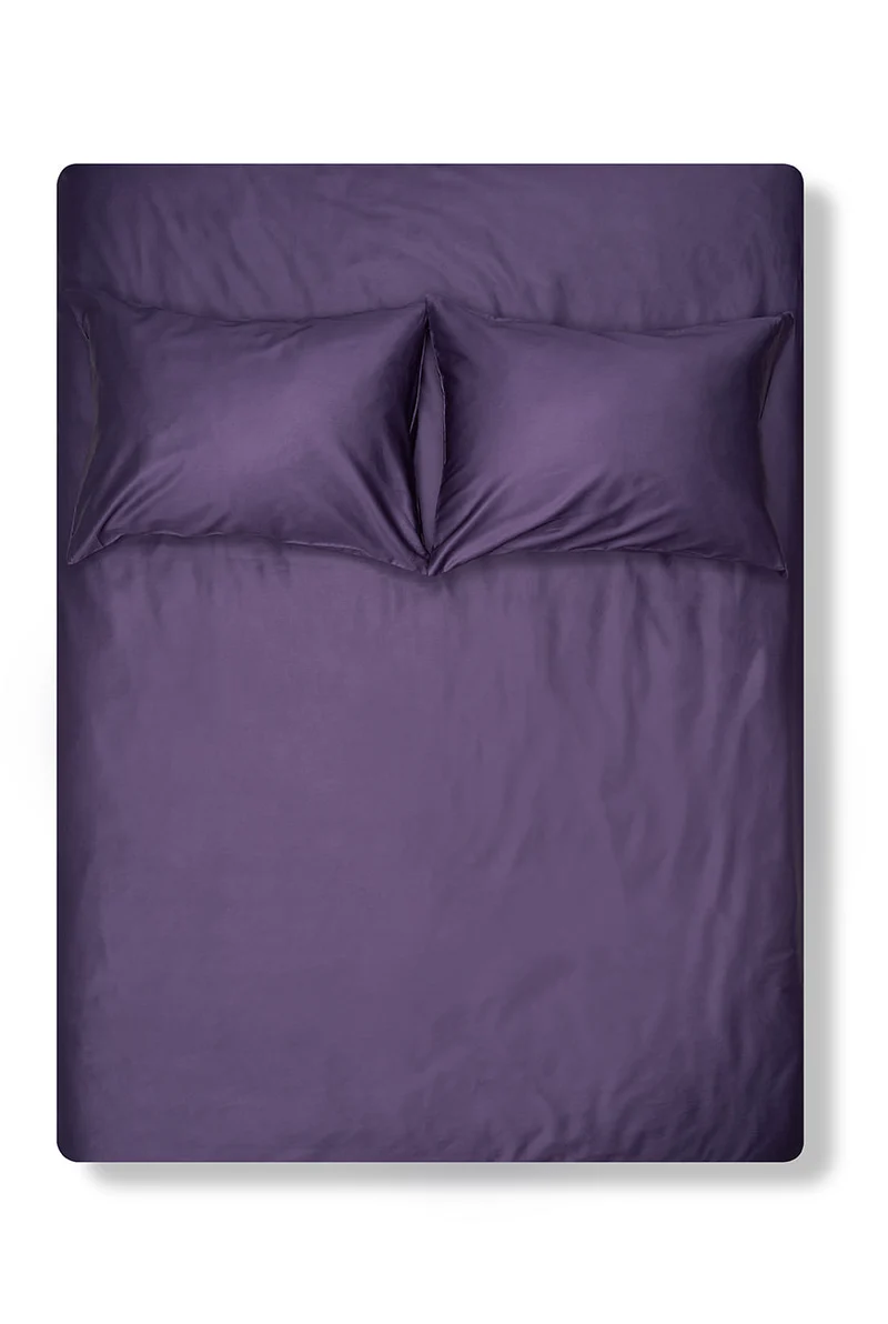 Egyptian Cotton Sateen Bedding in Purple Color
