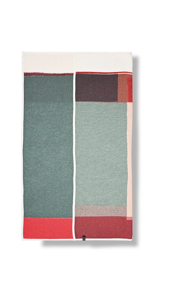 Cotton Blanket “Viridis” by Kleopatra Moursela