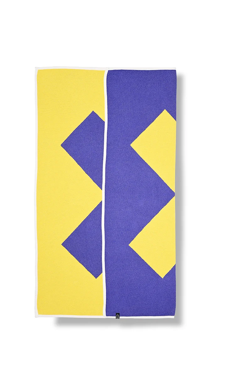 Cotton Blanket "X Marks The Spot " by Michele Rondelli