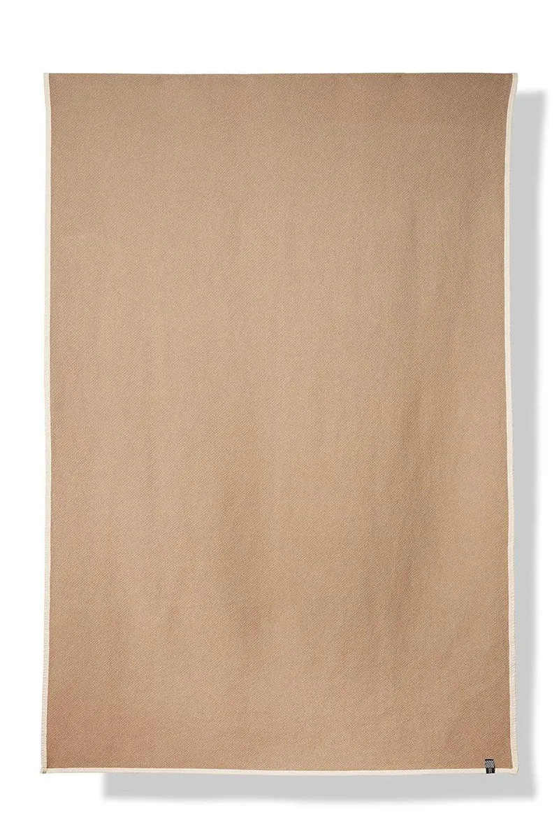 Cotton Blanket or Bedspread Maxi XL in Orange & Clay Beige Colors
