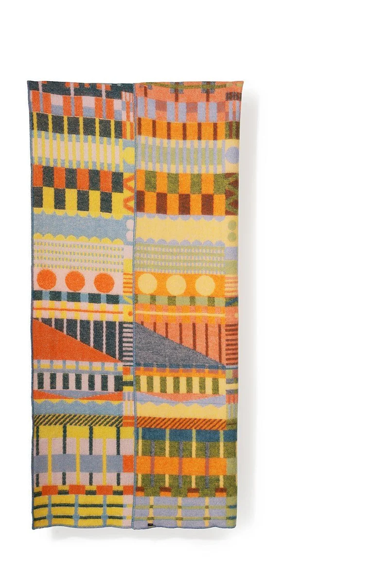 Wool Blanket "Gunta" by Sophie Probst & MIchele Rondelli
