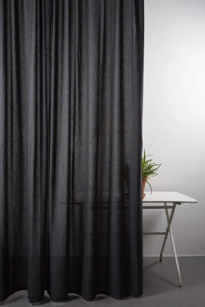 Outdoor Curtains "Shade" in Anthracite Color