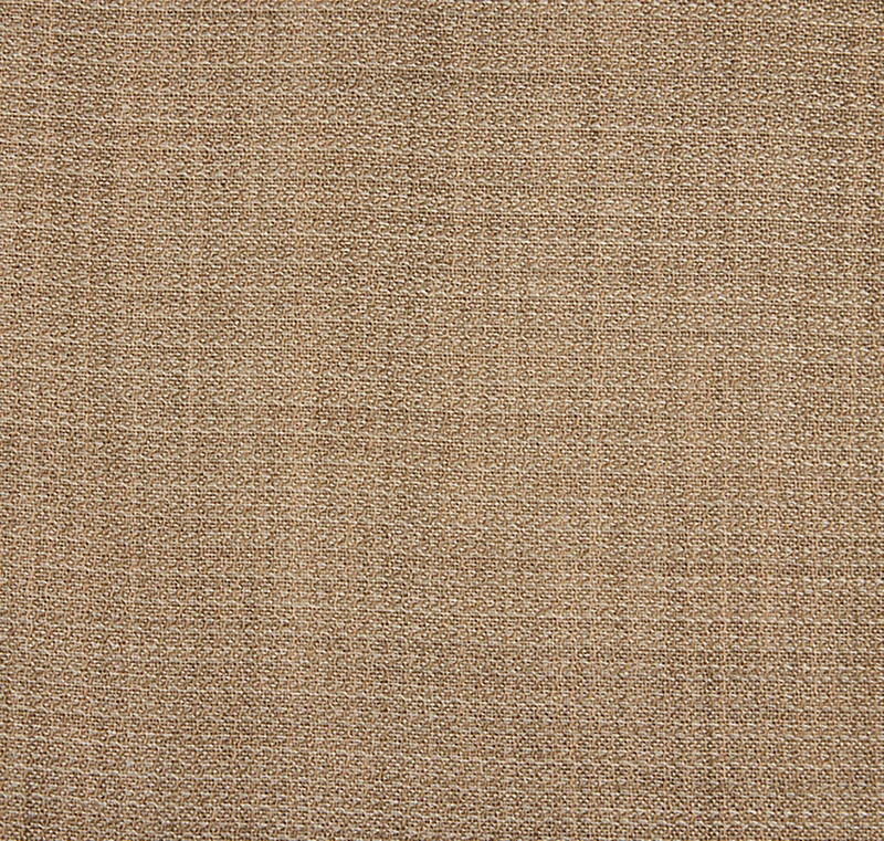 Trevira Outdoor Curtains with Linen Effect in Camel Color
