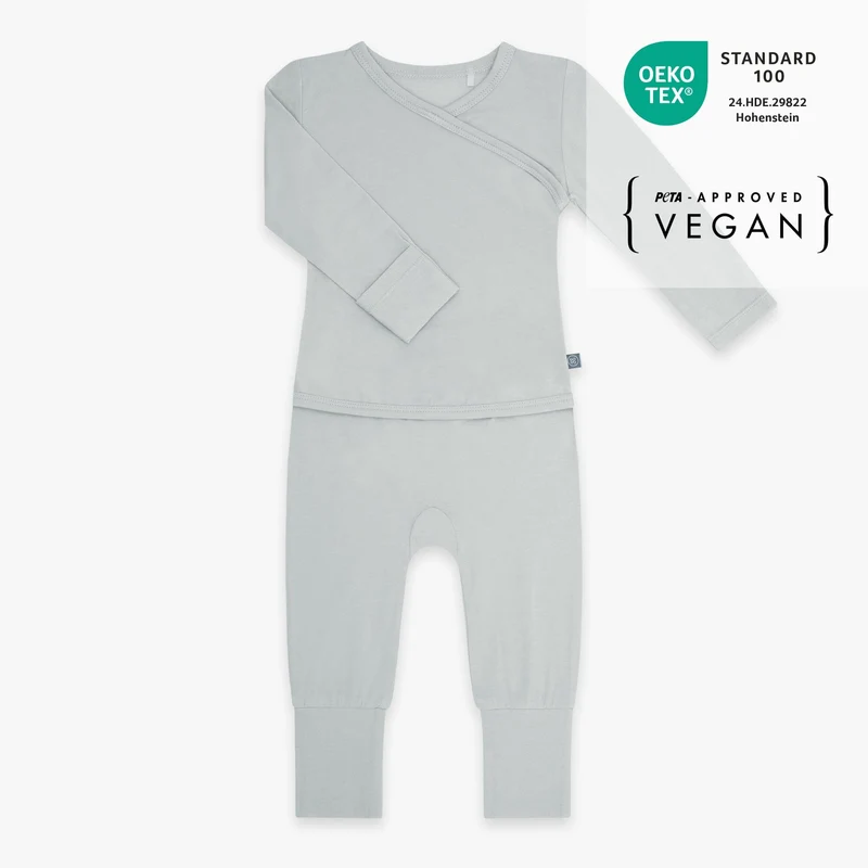 Langarm Easy-on Strampler | Essential Grau