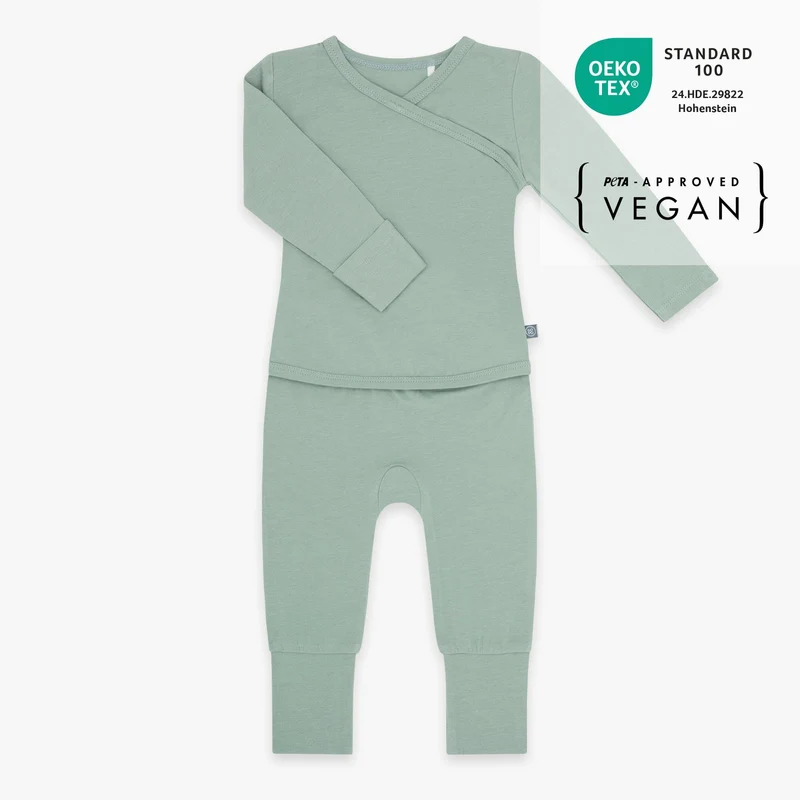 Langarm Easy-on Strampler | Essential Mint