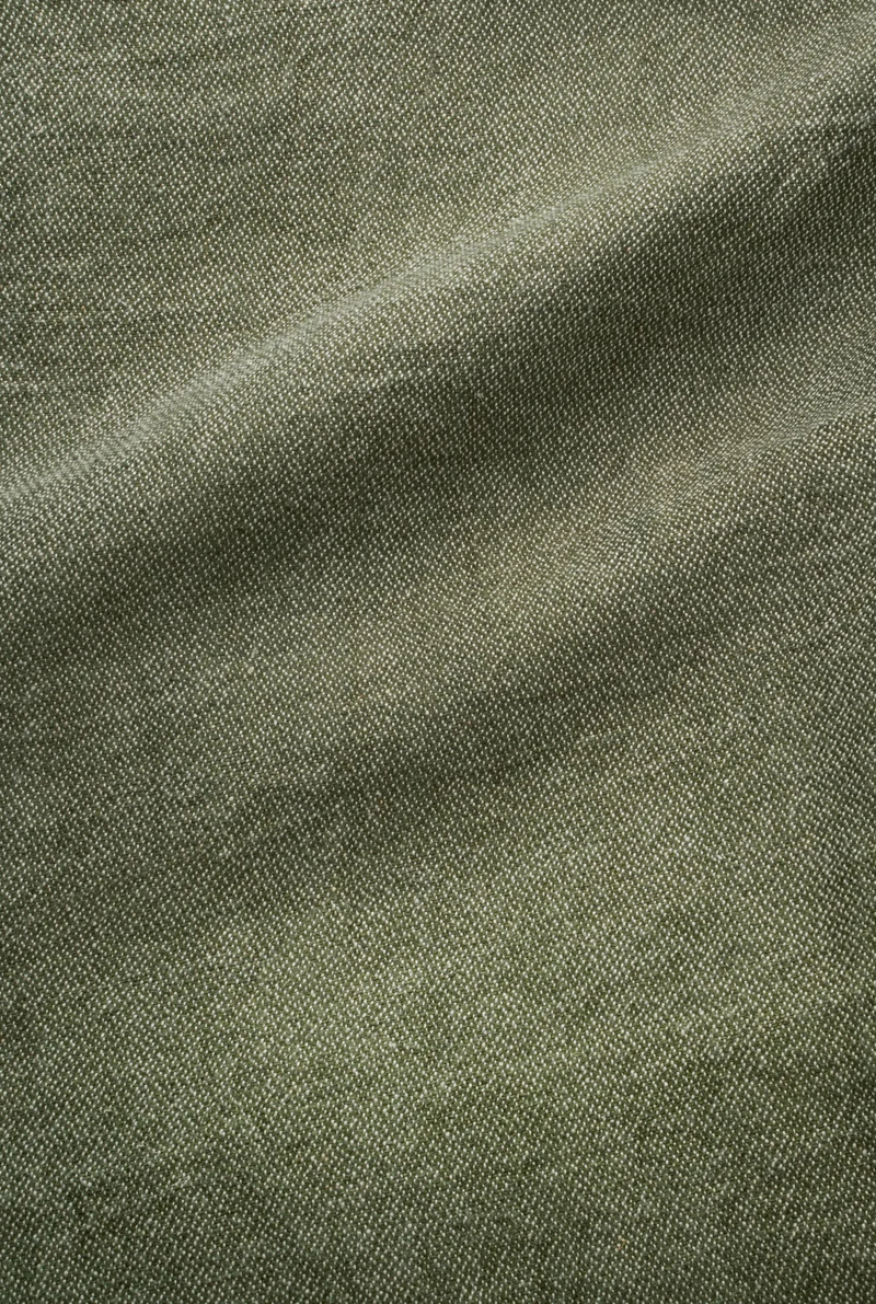 Heavy Linen Curtains "Maximus" in Forest Green Color