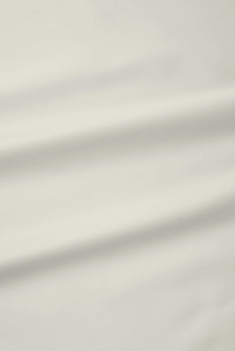 Egyptian Cotton Sateen Bedding in Cream Color