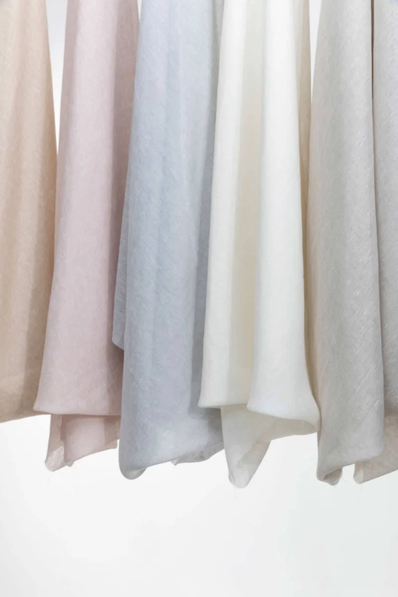 Linen Curtains in Sand Color