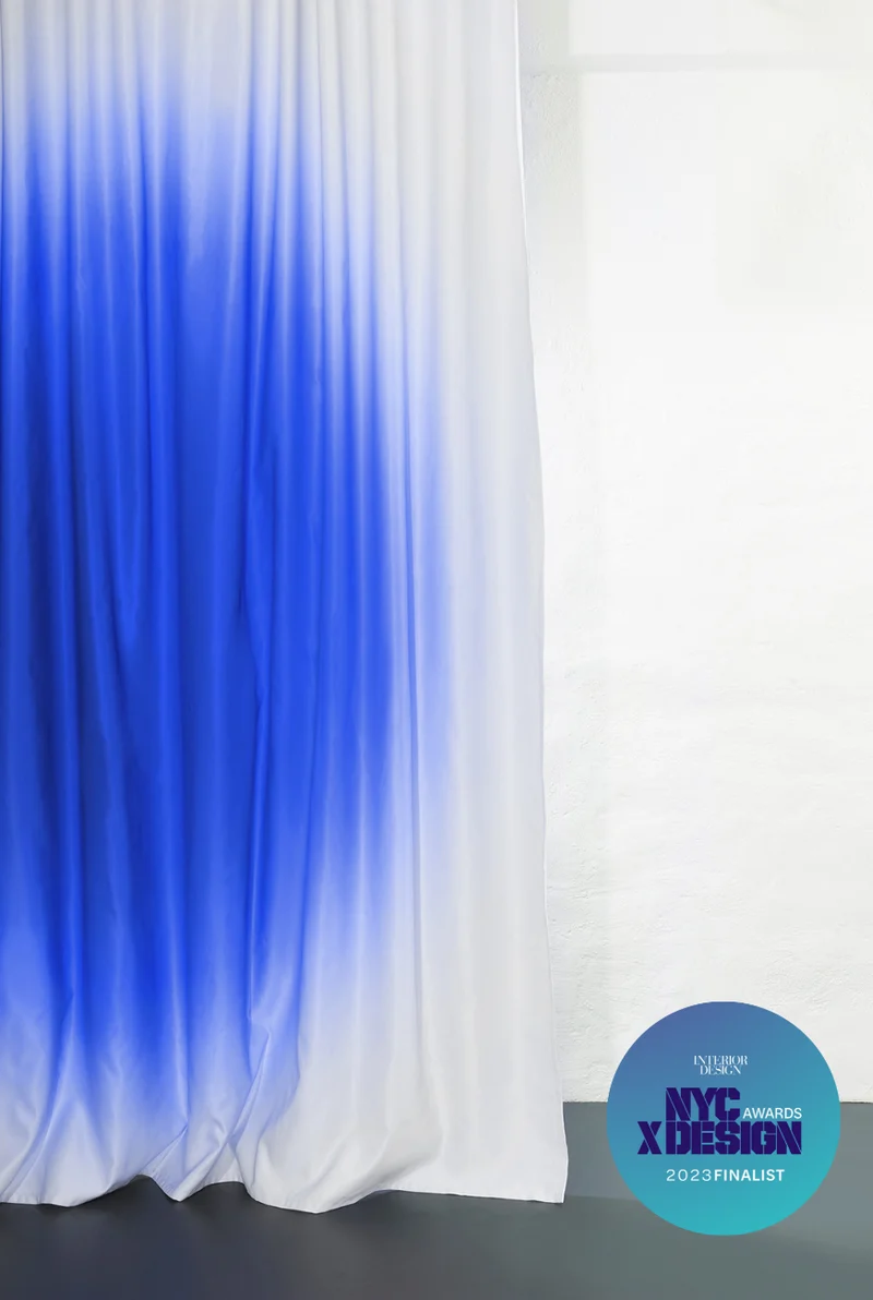 Blackout Curtains "Lady Blues" by Céline Cornu
