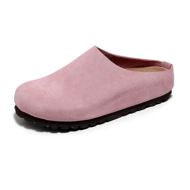 Sandalen mit Korkfußbett und Fußgewölbeunterstützung – bequeme, rutschfeste Lederclogs